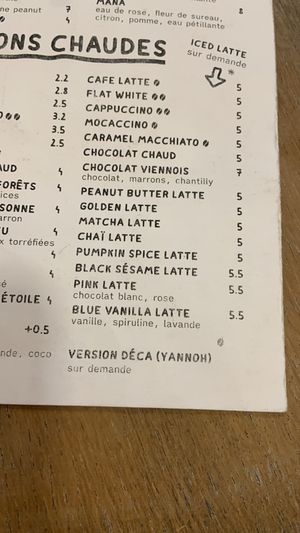   at Aujourd'hui Demain Cafe in Paris