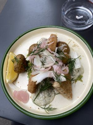   at Aujourd'hui Demain Cafe in Paris