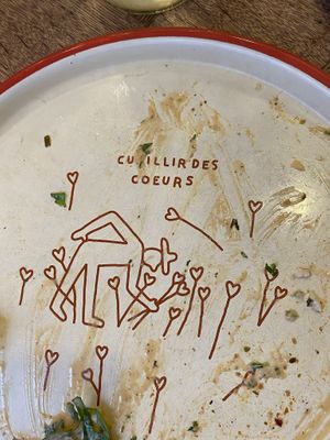   at Aujourd'hui Demain Cafe in Paris