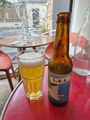  at Aujourd'hui Demain Cafe in Paris