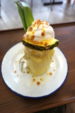 FreakShake - Pineapple/Coconut at Aujourd'hui Demain Cafe in Paris