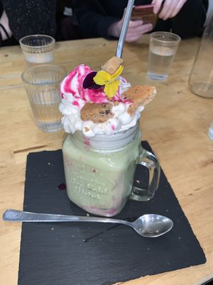 Freakshake at Aujourd'hui Demain Cafe in Paris