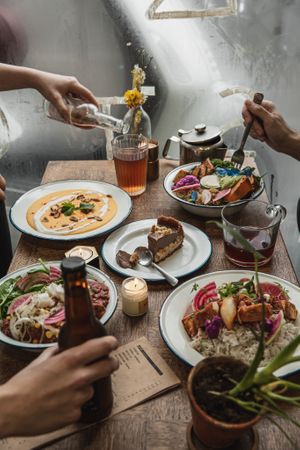 Comfy brunch on a rainy day at Aujourd'hui Demain Cafe in Paris