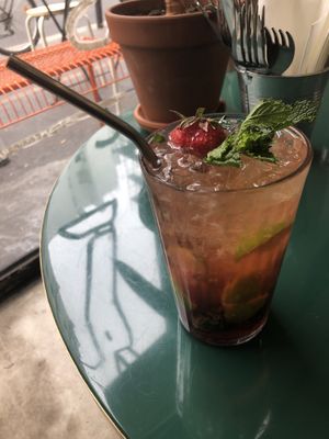 Mojito at Aujourd'hui Demain Cafe in Paris