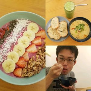 yum!  at Healthy Penguin Cafe in Matsumoto