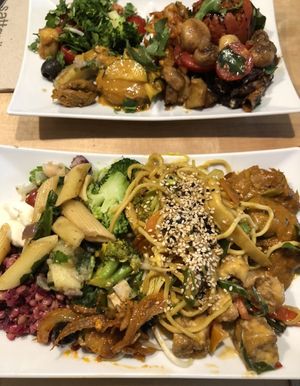 A little bit of everything  at Sattgrün in Dusseldorf