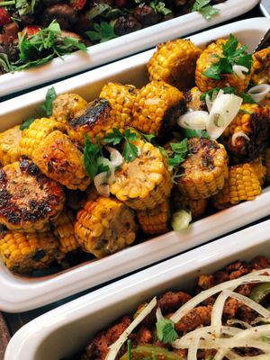 Neben Fleischalternativen bietet das sattgrün auch viele Gemüsegerichte an at Sattgrün in Dusseldorf