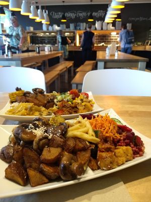 Our lunch at Sattgrün in Dusseldorf