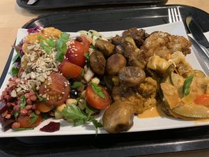 Buffet selection  at Sattgrün in Dusseldorf