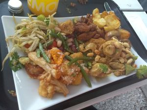 Wifes plate. at Sattgrün in Dusseldorf