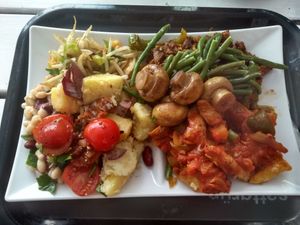 My plate at Sattgrün in Dusseldorf