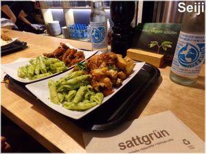 All is vegan at Sattgrün in Dusseldorf