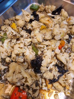 Saute Cauliflower ~ Circuit Breaker Period Phase 2 at Su Vegetarian 愫 in East Singapore