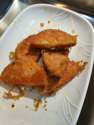 Luncheon meat ~ Circuit Breaker Period Phase 2 at Su Vegetarian 愫 in East Singapore