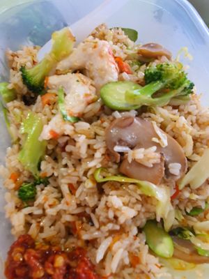 Sambal Petai fried rice 😍 ~ 24/3/21 at Su Vegetarian 愫 in East Singapore