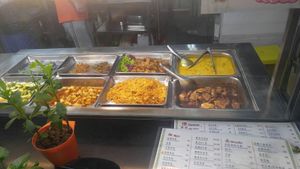 buffet selection  at Su Vegetarian 愫 in East Singapore