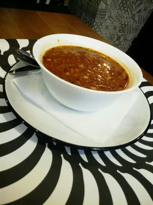 Soup at Bananas Veggie & Raw Cuisine in Novi Sad