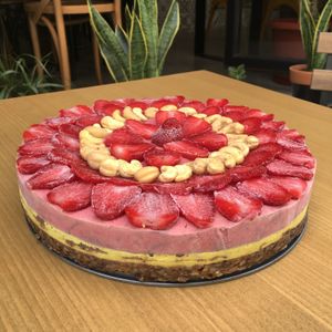 Raw cake at Bananas Veggie & Raw Cuisine in Novi Sad
