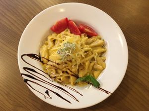 Vegan Mac & Cheese at Bananas Veggie & Raw Cuisine in Novi Sad