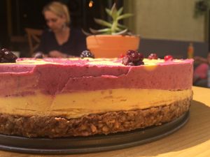 Raw cake at Bananas Veggie & Raw Cuisine in Novi Sad