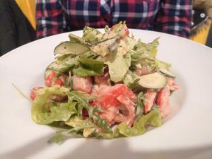 Protein salad at Bananas Veggie & Raw Cuisine in Novi Sad