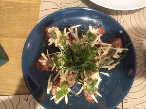 Bruschetti at Bananas Veggie & Raw Cuisine in Novi Sad