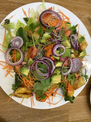 Salad at True to Life II in Orihuela Costa