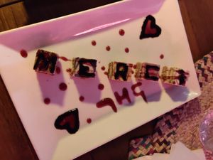 Vegan dessert cakes (chokbites) at Gezana Eritrean Restaurant in Eindhoven