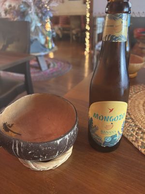 Banana beer  at Gezana Eritrean Restaurant in Eindhoven