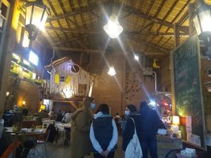 Inside at La Reciclaria in Vic