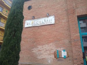 Outside at La Reciclaria in Vic