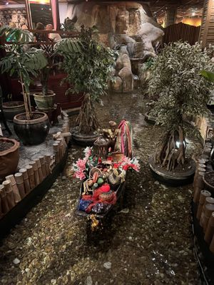 Interior of restaurant   at Blue Elephant in St Julians