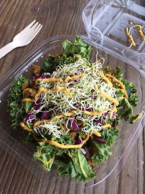 kale salad at Main Street Squeeze in Pullman
