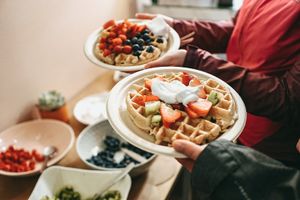 Waffle Bar at Main Street Squeeze in Pullman