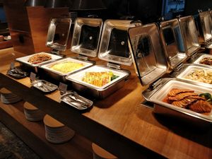 Food station 2 at Amitabha Hotel Vegetarian - 阿弥陀佛大饭店·自助餐厅 in Fuzhou