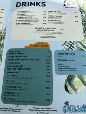   at Ginger & Jamu in Lembongan