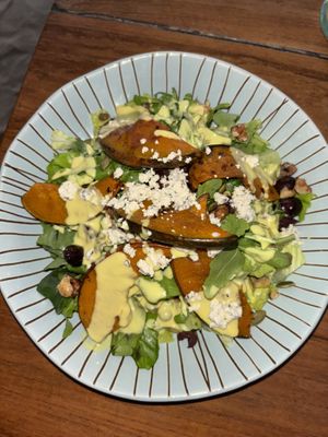 Squash salad  at Ginger & Jamu in Lembongan