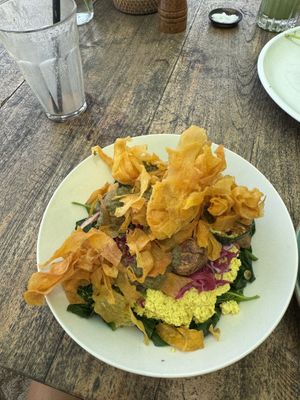 Tofu scramble   at Ginger & Jamu in Lembongan