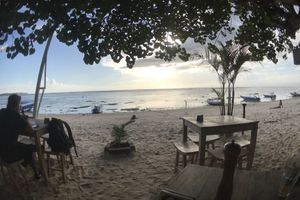 View from my table. Check out more on my blog at travelshopgirl.com at Ginger & Jamu in Lembongan