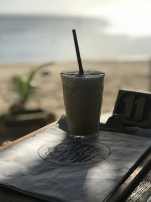 Skin Glow juice. Check out more on my blog at travelshopgirl.com at Ginger & Jamu in Lembongan