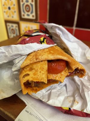 Mana vegan burrito   at Burrito Loco - Spalena in Prague