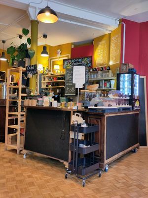 Counter at A Côté de La Plaque in Lausanne