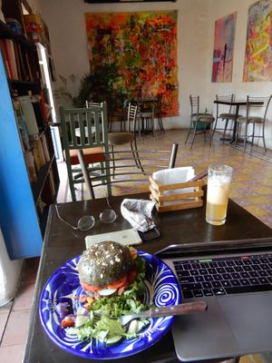 comfy scene at Aguamiel Cafe  in Guanajuato