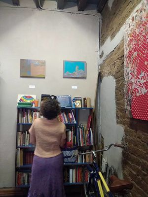 Galería Catalina Gris at Aguamiel Cafe  in Guanajuato