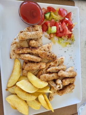 Vegan Gyros as they call it. at V+ S Corner in Kefalonia