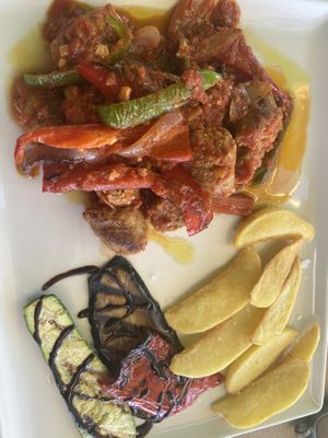 This was good. Great to have vegan meat and some protein on offer   at V+ S Corner in Kefalonia