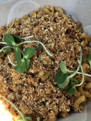 Smoky Mac and cheese. Amazing   at Fox & Fig in Savannah