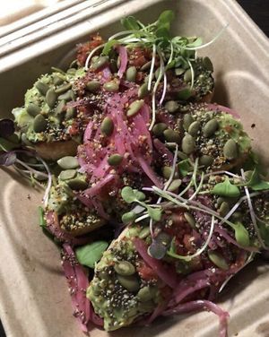 Avocado Toast (To-Go) at Fox & Fig in Savannah