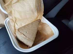 vegan cheesecake :) at Fox & Fig in Savannah