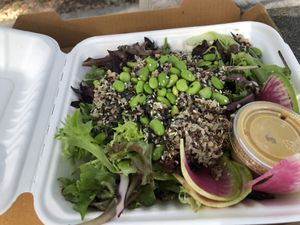 Salad, No Pickled Veggies (To-Go) #Veganuary at Fox & Fig in Savannah